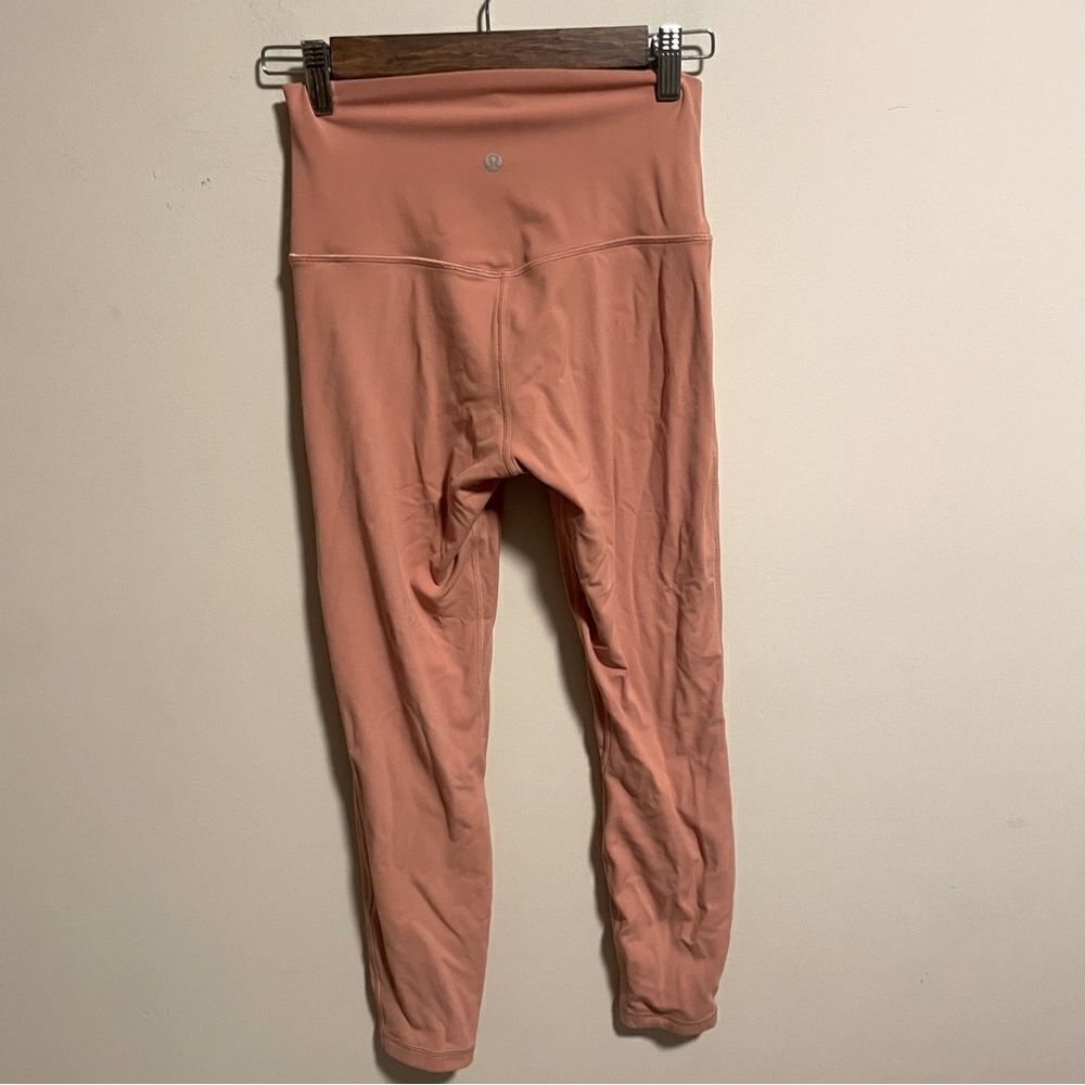 Lululemon Align High-Rise Pant 25" Pink Savannah Coral- Size 6
